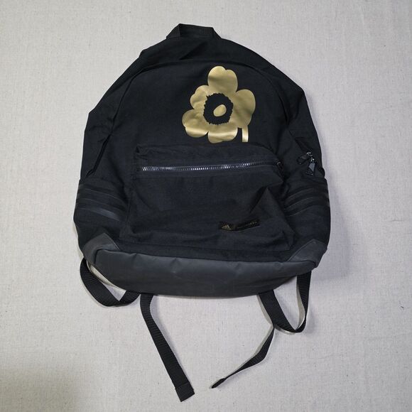 Adidas × Marimekko Backpack Black And Gold Rare Collaboration Prime Green - Picture 2 of 9